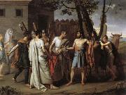 Juan Antonio Ribera Y Fernandez Cincinnatus Leaving the Plough to Bring Law to Rome Sweden oil painting artist